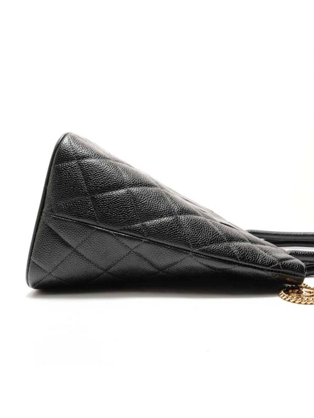 Chanel Tote Caviar Leather Medallion CC Logo - Picture 4 of 10